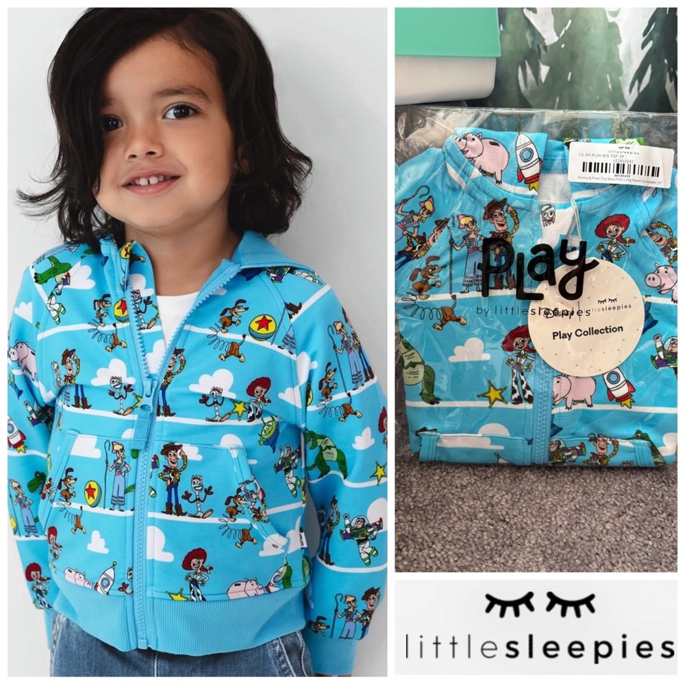 Little Sleepies Toy Story Pals Zip Hoodie 2T